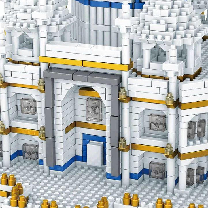 9914/конструктор Набор строительных блоков архитектура аттракцион Тадж Махал