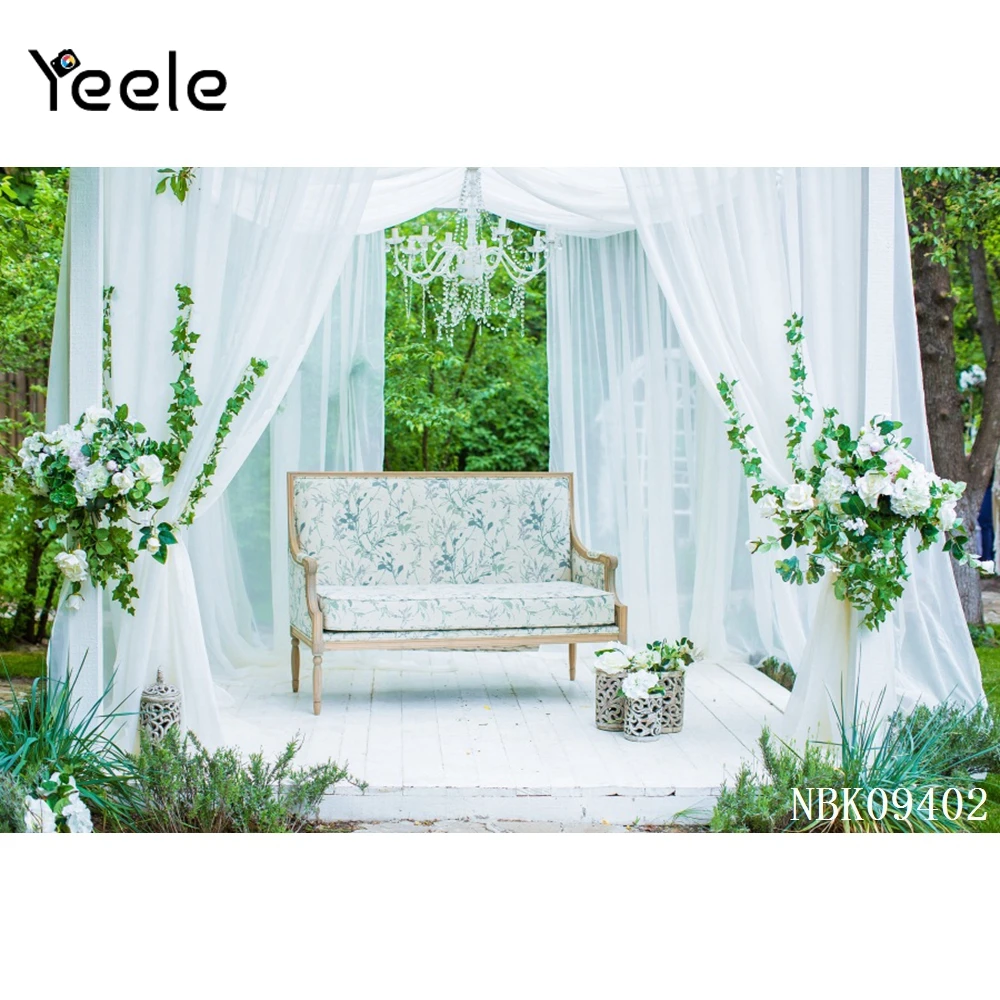 Yeele светильник занавески с цветами свадебный портрет украшение фотографии фоны