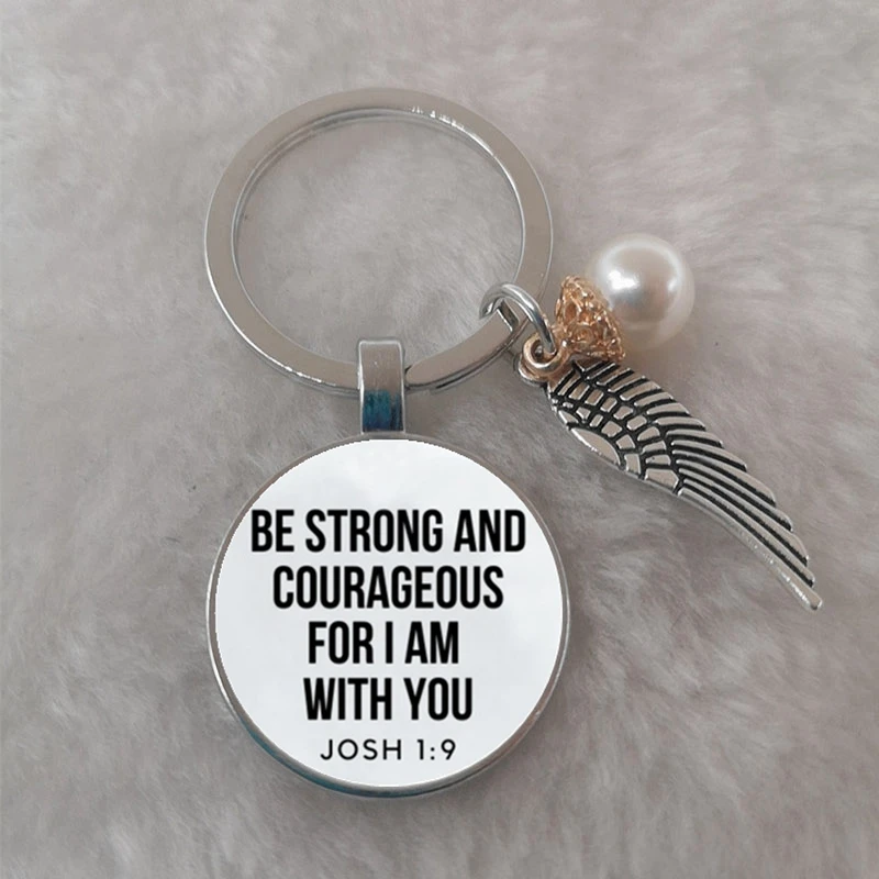 Брелок для ключей с текстом Библии верный брелок цитатой из христианские