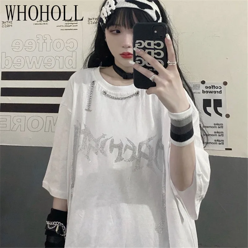 

White short sleeve T-shirt women's new summer 2021