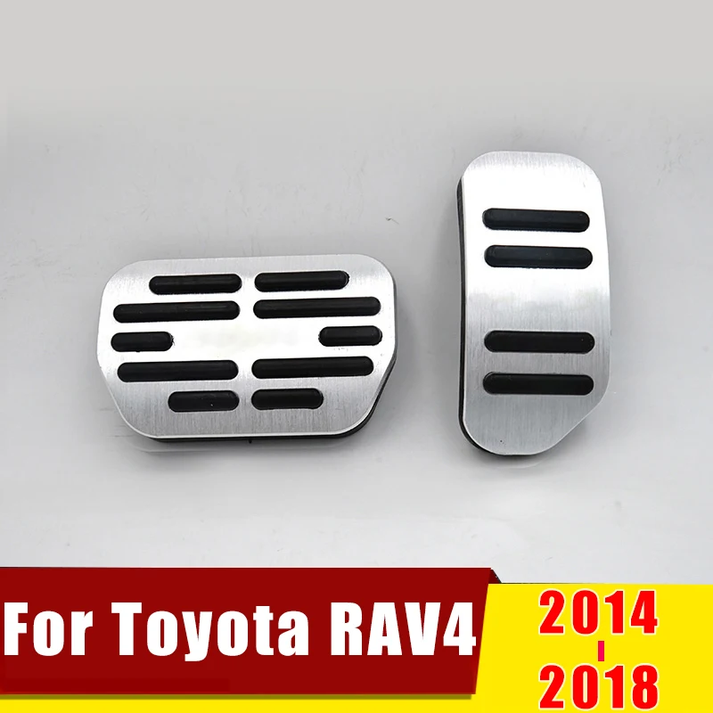 Для TOYOTA RAV4 2013 на автомобиль педаль акселератора тормоз педали Нескользящие чехол колодки Накладка аксессуары