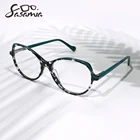SASAMIA Круглые Солнцезащитные очки женские очки с диоптриями рамка Для женщин оправа для очков очки Оптические Oculos очки для женщин WD4118