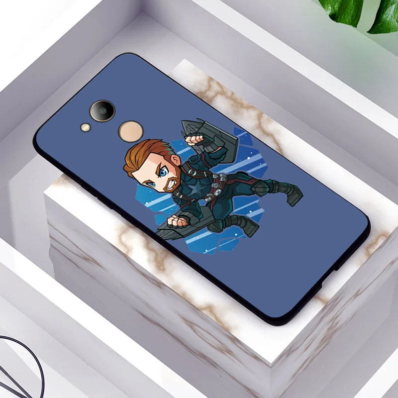 TPUBLK598 Тор, Мстители для huawei Honor 6C Pro Чехол Honor 5A Ru 6X 6A Honor 7A Pro 7C Чехол черный ТПУ для huawei Honor 9 8 Lite 6C - Цвет: TPUBLK598