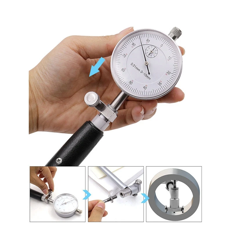 

Dial Indicator Inner Diameter Gauge Indicator Measuring Range 50-160mm