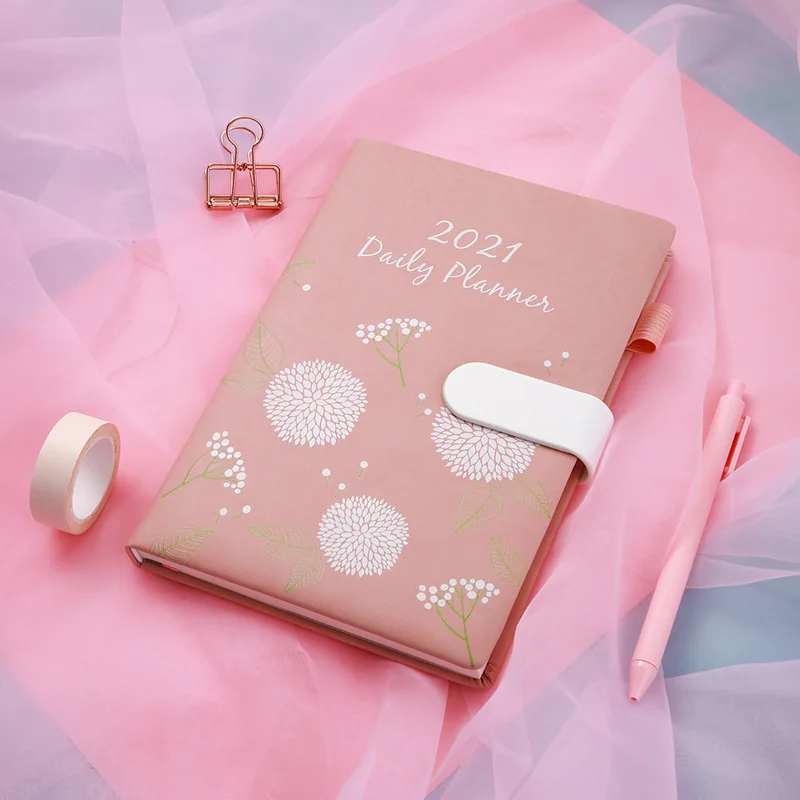 Блокнот в твердом переплете А5 органайзер 2021 ежедневник ежедневный план график