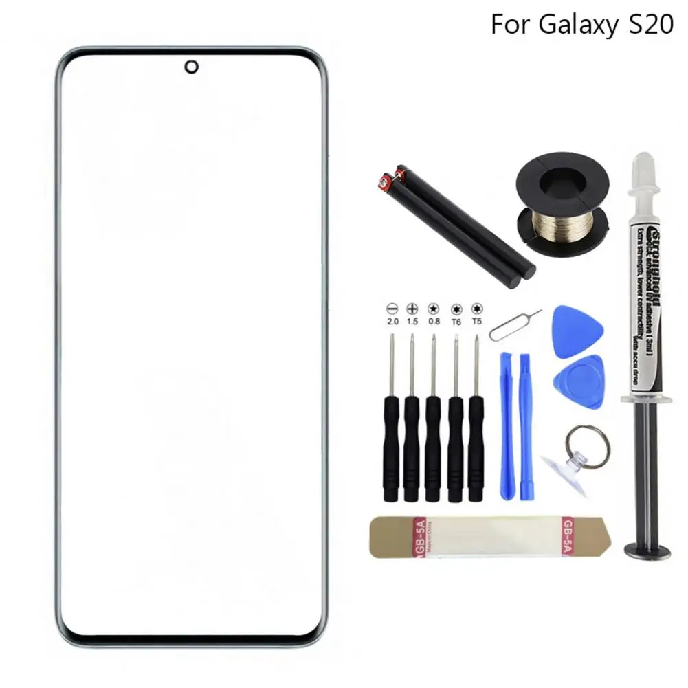 front phone screen cover replacement uv loca glue kit for galaxy s20s20 plus touch screen phone mobile phone parts free global shipping