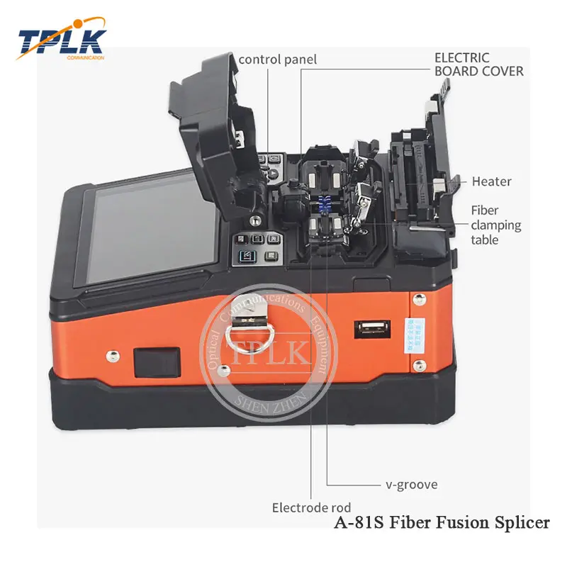 Лучшая цена A 81S полностью автоматическая волокно сварочный аппарат с оранжевыми
