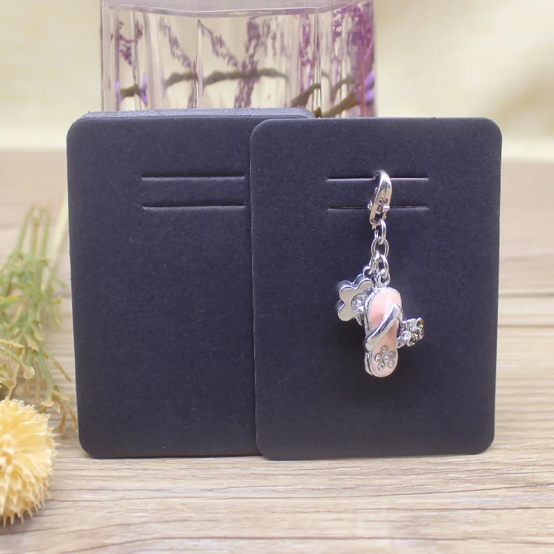 Zerong 50 Шт. 5x7 См Ювелирные Бирки Демонстрационные Карты Маленький Брелок Подвески