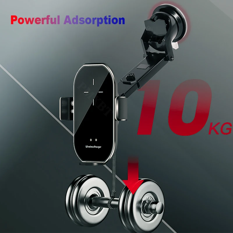 

10W Qi Wireless Car Charger Automatic Clamping Fast Charging Air Vent Mount Holder For iPhone 12 11 Pro Max XS XR X 8 Plus Stand