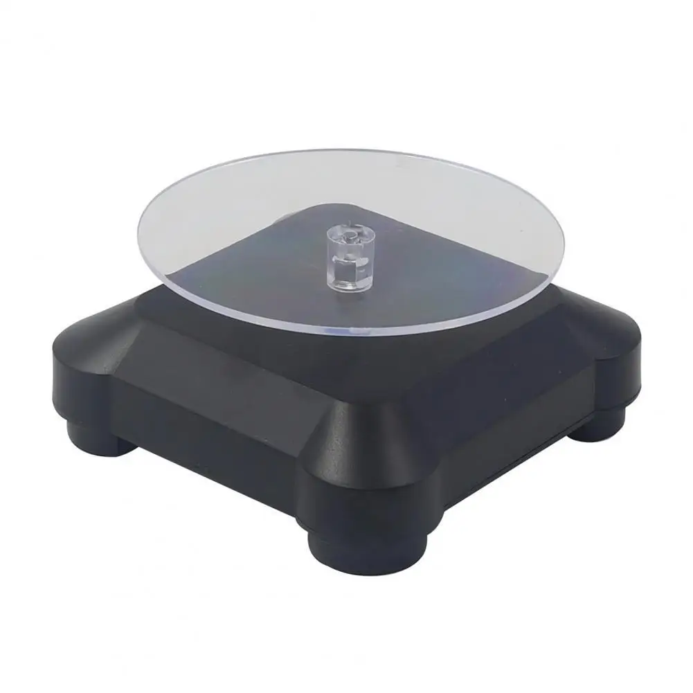 

HOT SALES!!! Display Support Wireless Anti-slip Plastic 360 Degree Electric Rotating Turntable Display Base for Model