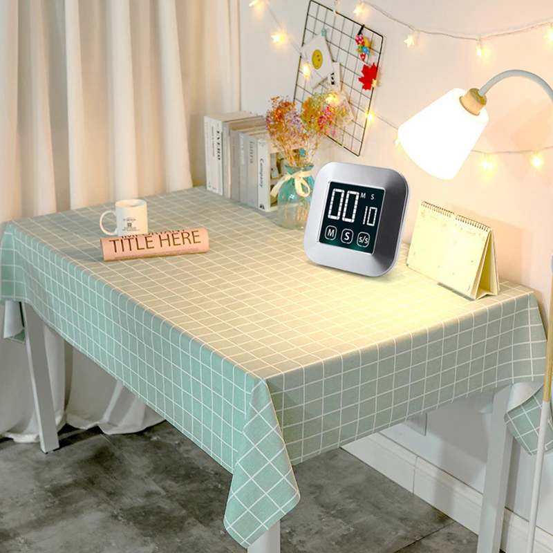 Цифровой кухонный таймер с сенсорным ЖК-экраном практичный для приготовления