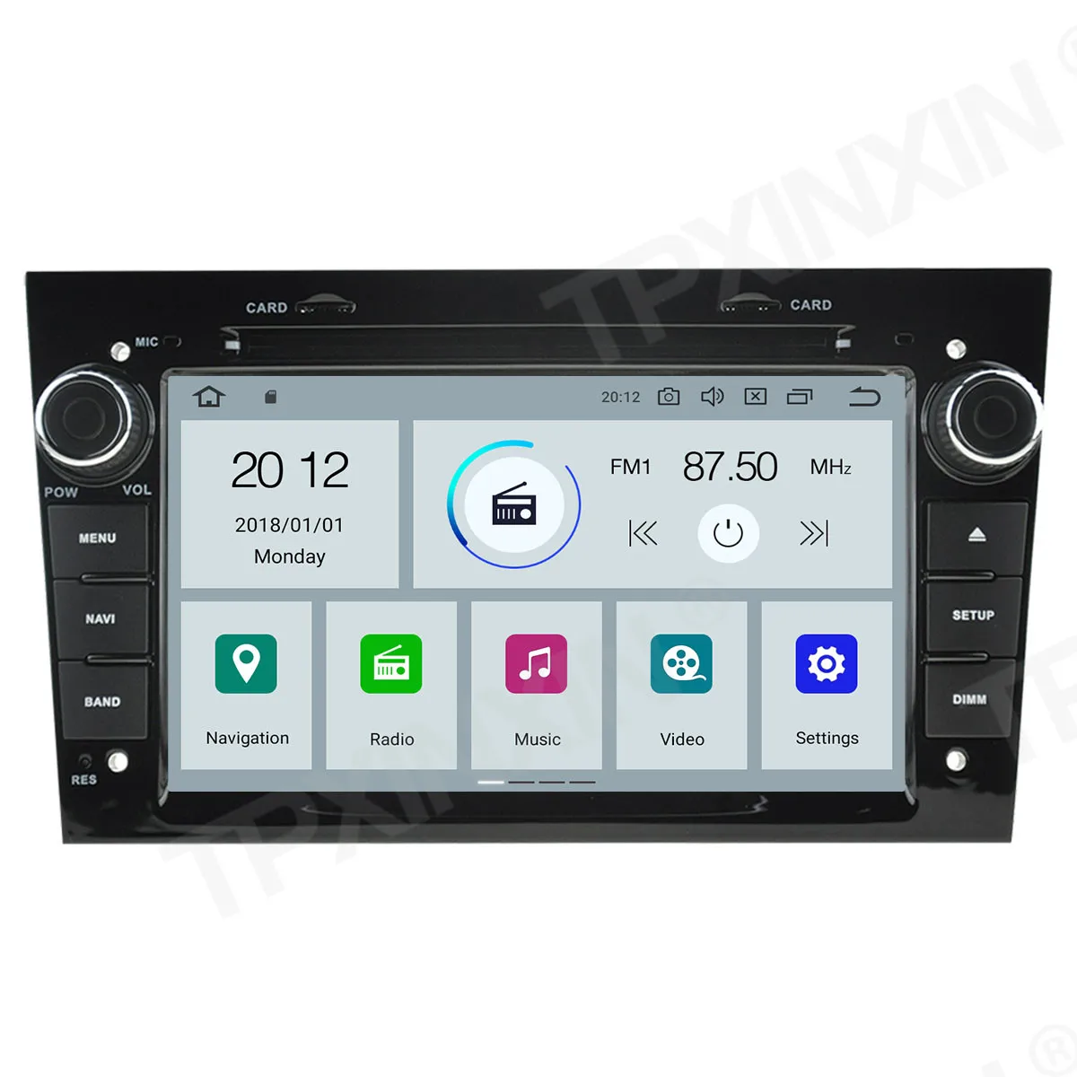 Автомобильная стереосистема 6 + 128G Android 11 мультимедийный DVD-плеер с GPS для Opel Astra H