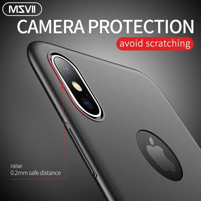 Msvii Роскошный чехол для телефона iPhone Xs Max Xr задняя крышка ультра тонкий Fundas xs |