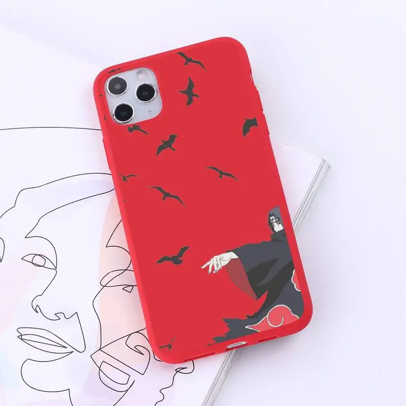 

Naruto japanese anime manga luxury Phone Case cover Candy Color for iPhone 6 7 8 11 12 s mini pro X XS XR MAX Plus