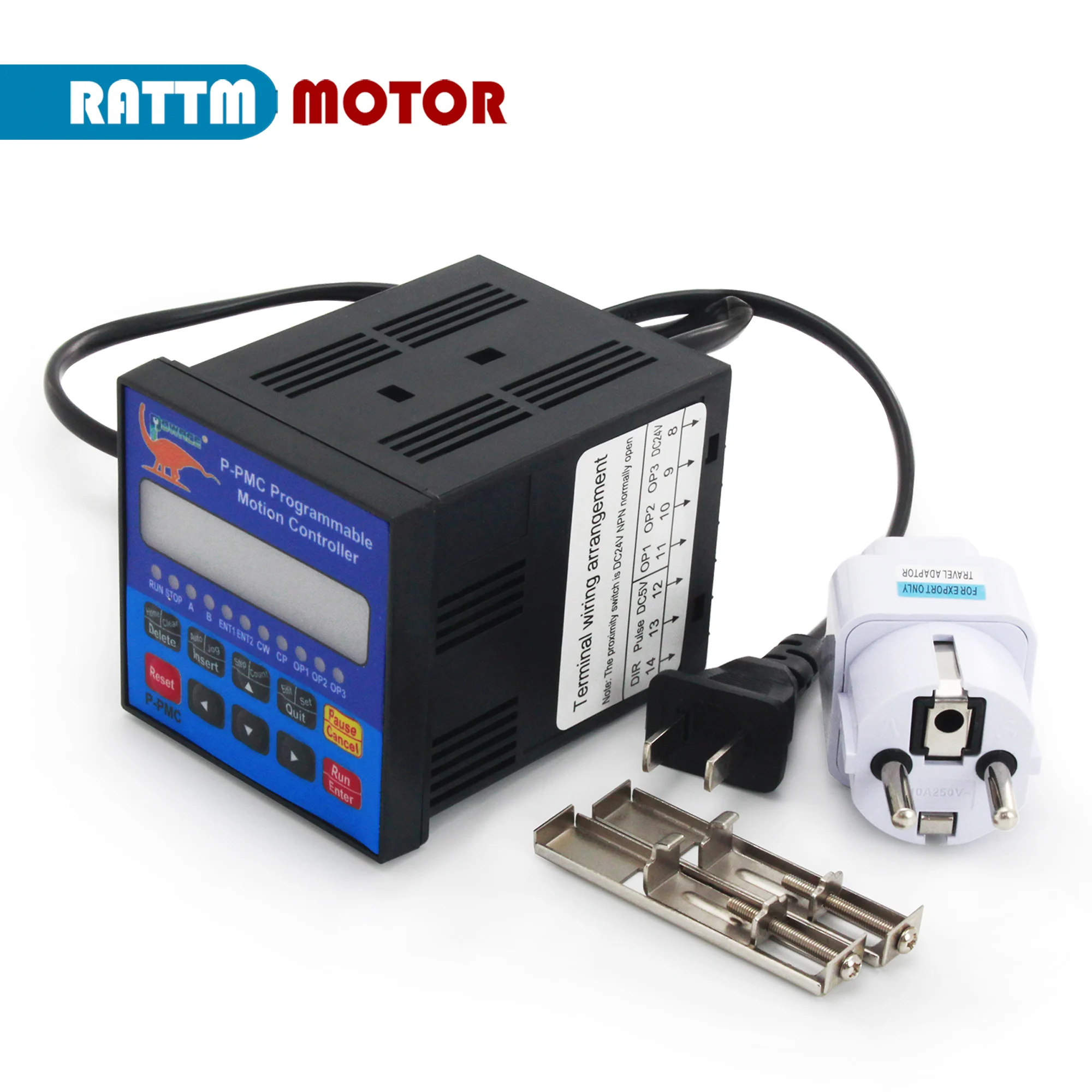 

Программируемый контроллер движения RATTMMOTOR для шагового двигателя 40кГц