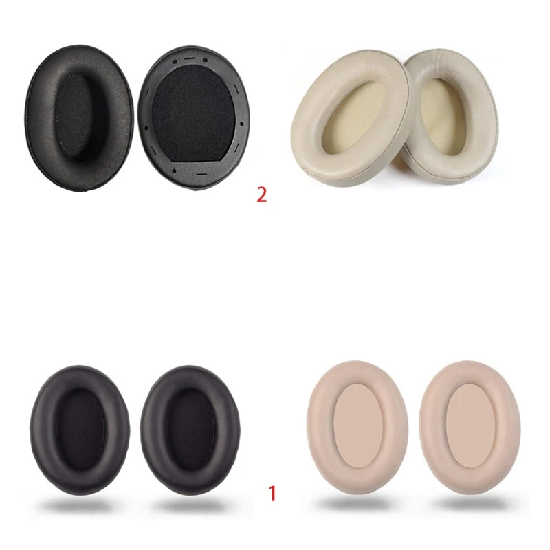 

Noise Isolation Memory Foam Leather Cover for So-ny WH-1000XM3 Headset Earpad Cover Sleeve Pillow