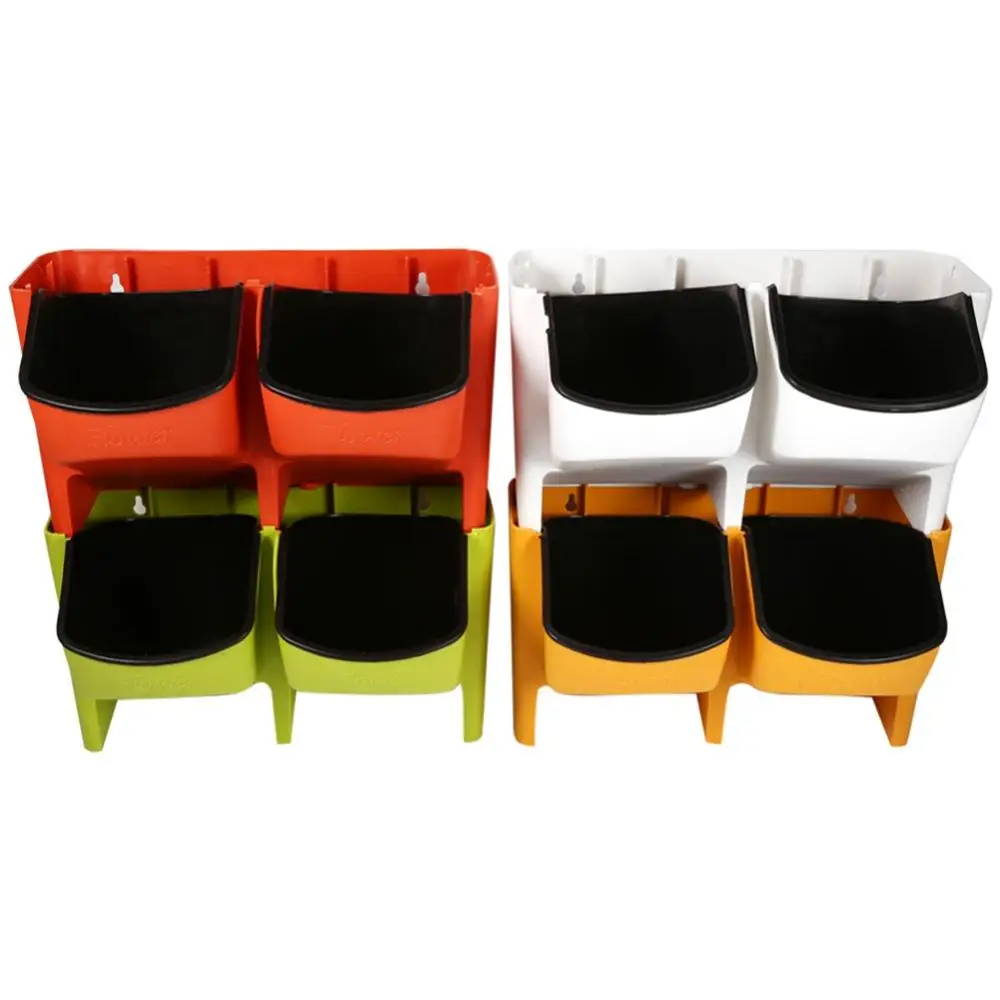 Vertical Hanging Garden Planter Flower Pots Layout Waterproof Wall Background Pot | Дом и сад