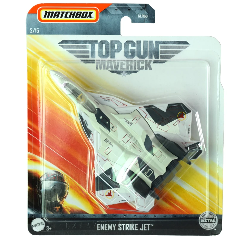2020 Matchbox самолет ENEMY STRIKE JET Top Gun Maverick металлическая коллекция сплав моделирование