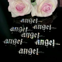 new arrival hot gothic word hairclip angel hair clip letters hairpin bobby pins luxury hair accessories hair jewelry wholesale