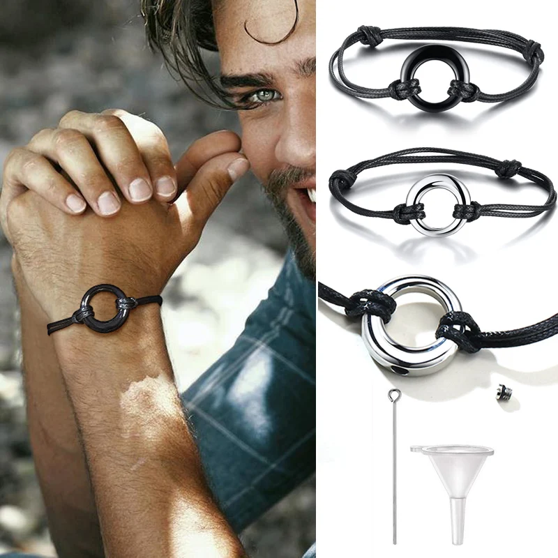 Круг жизни Карма браслет урны для человеческого пепла потеря браслетов