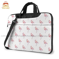 flamingo laptop bag case protective vintage computer bag bicycle crossbody laptop pouch
