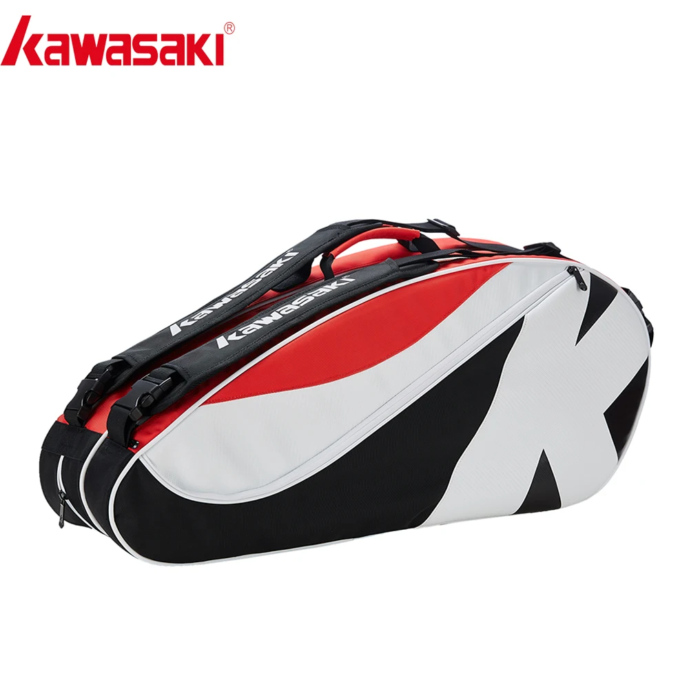 2021 Kawasaki Badminton Bag Tennis  Bag Large Capacity Racquet Sports Bag For 6 Badminton Rackets With Two Shoulders KBB-8685