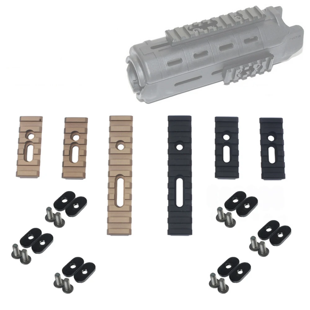 

Tactical 4Pcs/Pack Airsoft Handguard MAGP MOE Metal Rail Cover Panel fit M-lok Keymod 20mm Picatinny Hunting Rails System