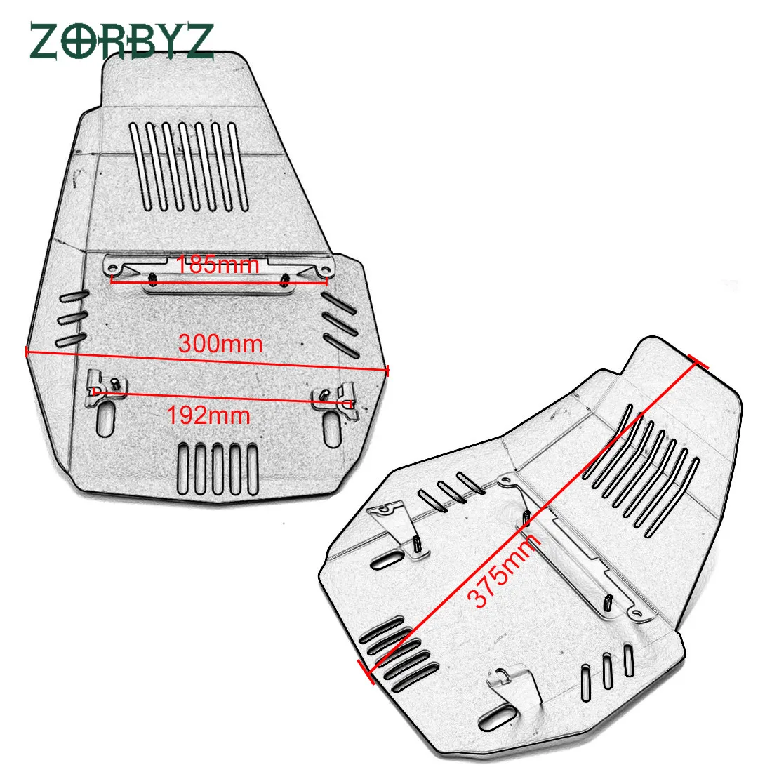 ZORBYZ мотоциклетная алюминиевая защитная крышка двигателя Bash Картер для Benelli TRK502