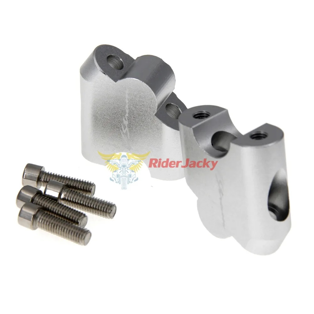 laser Logo VSTROM For Suzuki DL 650 V-STROM DL650 2004-2012 2009 2010 2011 Motorcycle Handlebar Riser Up Backs Moves Bracket Kit