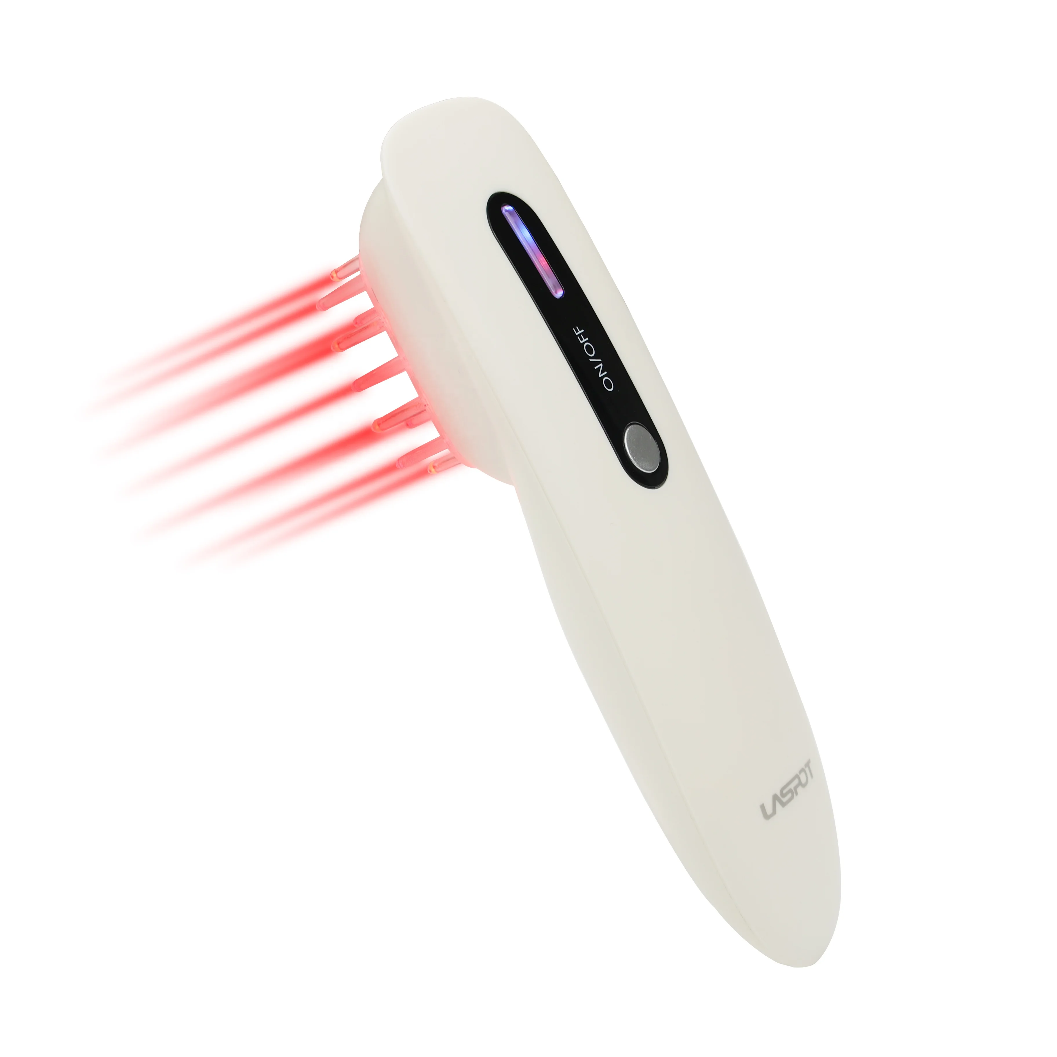 

Лазерная светильник вая терапия против выпадения волос гребень 650 нм массажер гребень с красной светодиодный Ной подсветкой терапевтическ...