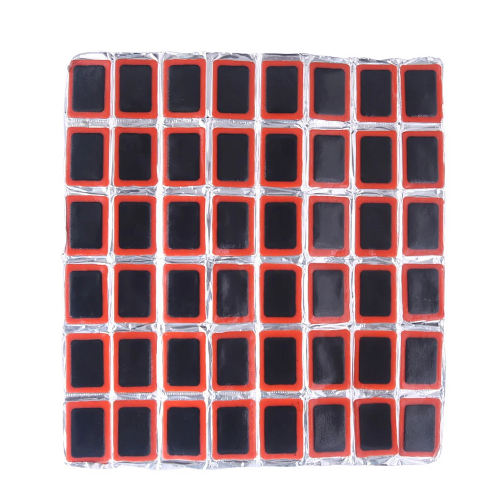 

48Pcs Puncture Patches Bicycle Tire Inner Tube Rubber Puncture Patches Road Bike Repair Kit Bike Accessories