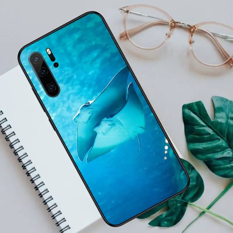 

Animal manta ray Phone Case For Huawei honor Mate P 9 10 20 30 40 Pro 10i 7 8 a x Lite nova 5t