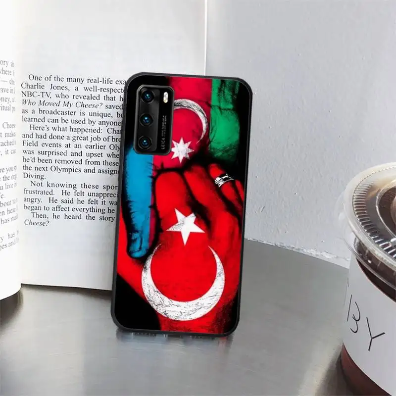

Azer baijan buta flag Phone Case for huawei P40 pro lite P8 P9 P10 P20 P30 psmart 2019 2017 2018