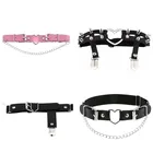 Пояс для чулок Женский, из искусственной кожи, винтажный, бандаж на ноги