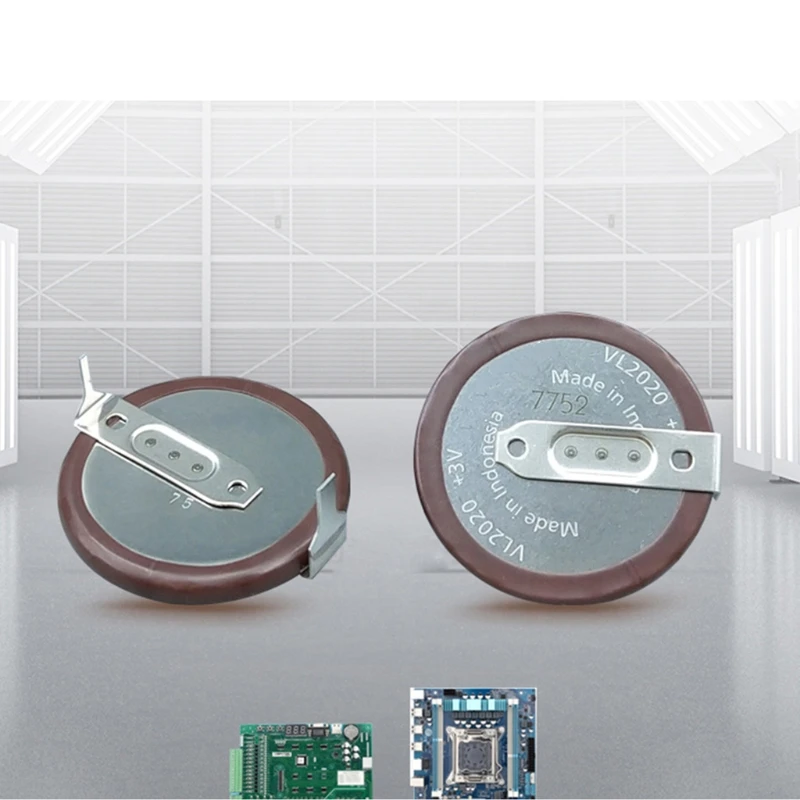 Перезаряжаемая батарея стабильного напряжения VL2020 сменная литиевая для