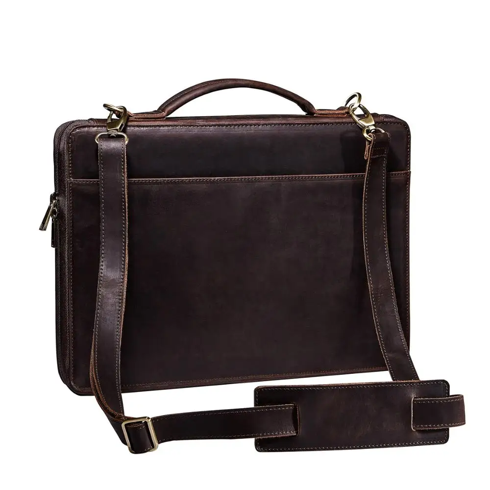 Ручной работы Бизнес кожаный портфель органайзеры Органайзер с ручкой и