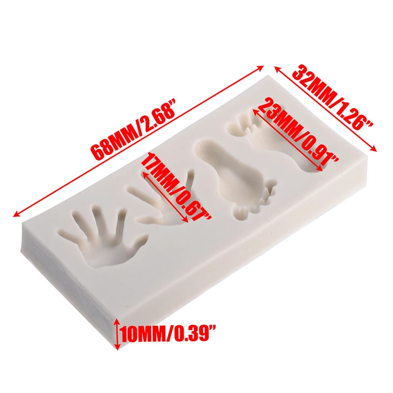 Многоразовая силиконовая форма для конфет и шоколада мини-форма ног 3D формы мыла