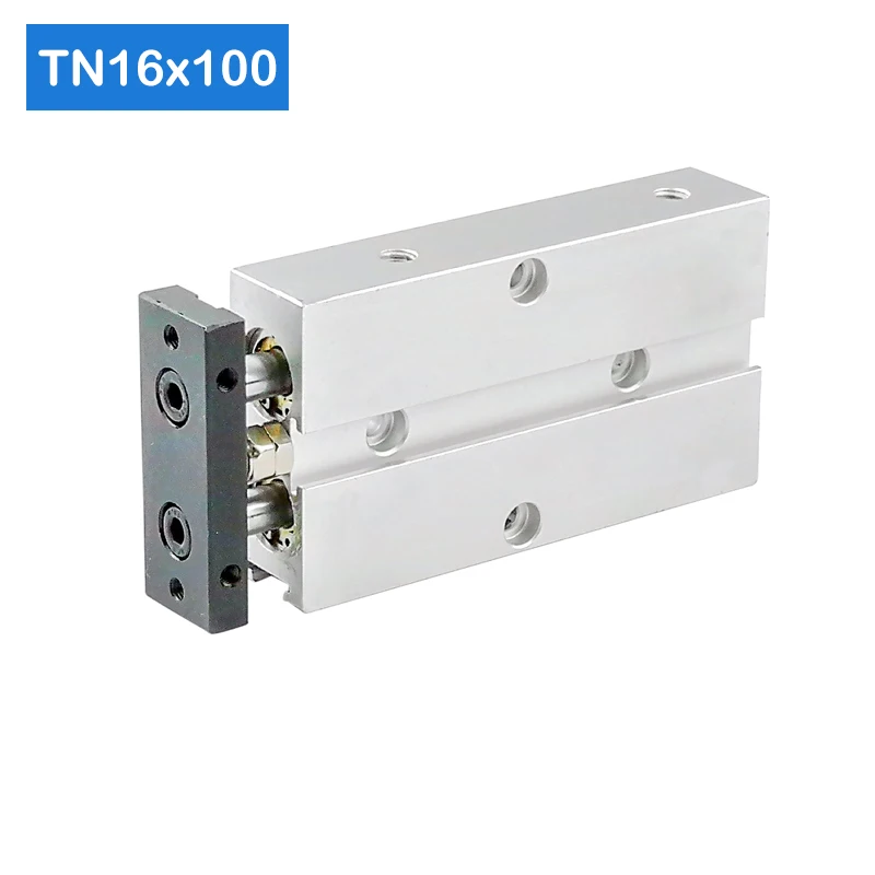 

TN16*100-S Free shipping 16mm Bore 100mm Stroke Compact Air Cylinders TN16X100-S Dual Action Air Pneumatic Cylinder