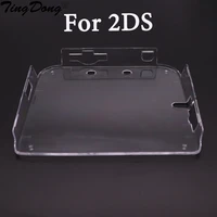 tingdong 1pc durable transparent plastic protective hard case cover shell for nintendo 2ds