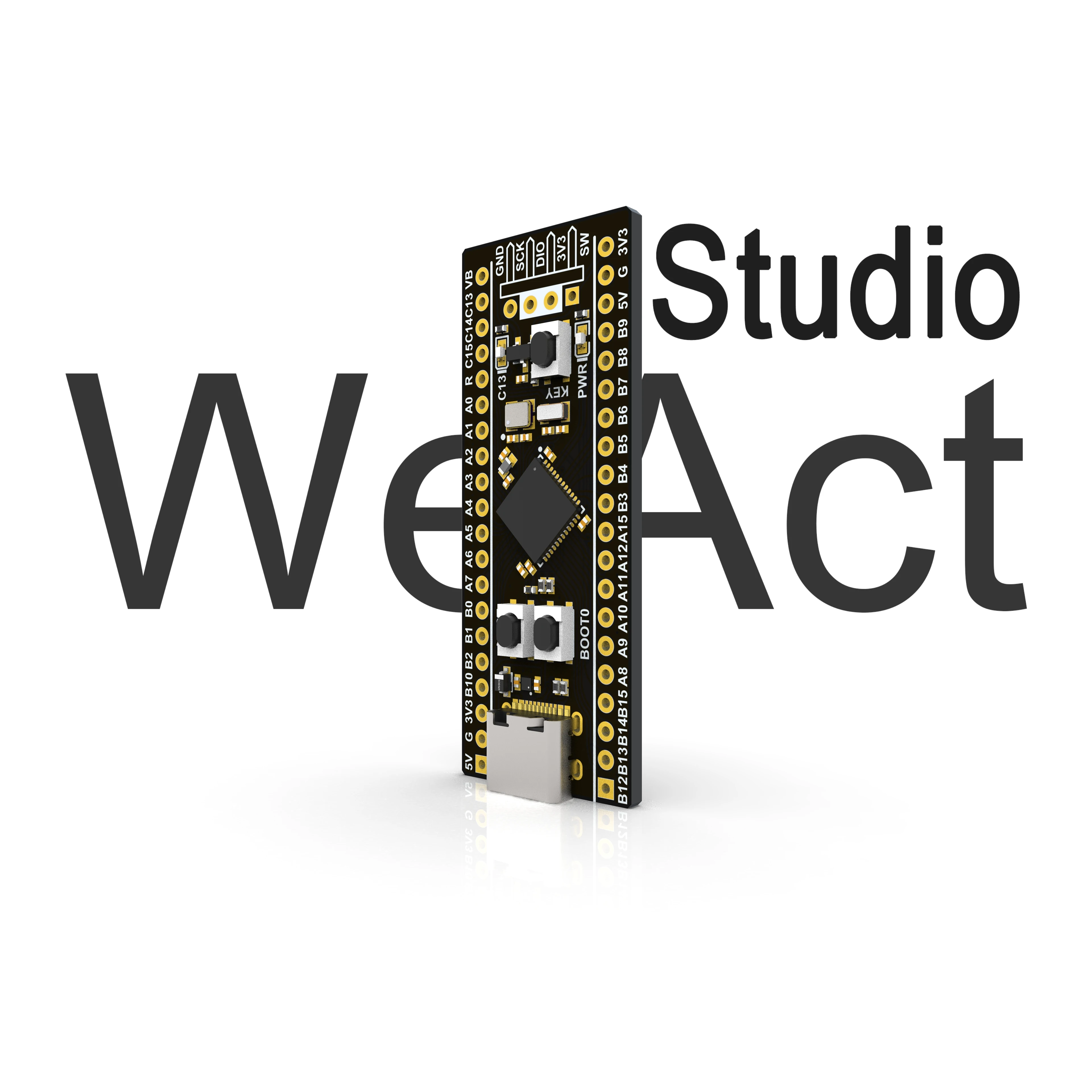 Материнская плата STM32F411CEU6 STM32F4 минимальная системная MicroPython|Детали и аксессуары