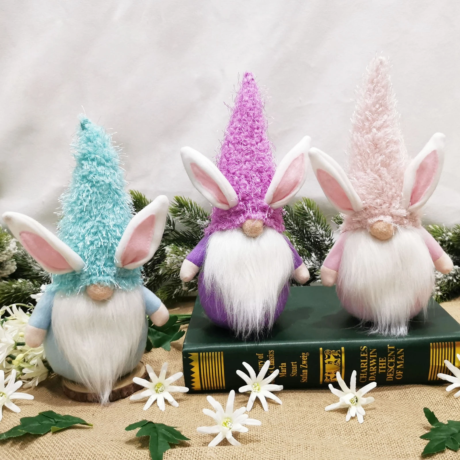 

Happy Easter Bunny Gnome Decoration Gnome Plush Doll For Home Party DIY Craft Kids Gift Favor Easter Decoration Supplie