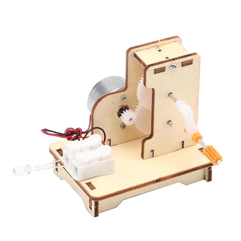 Физический ребенок DIY сборка ручной генератор Модель обучающая помощь