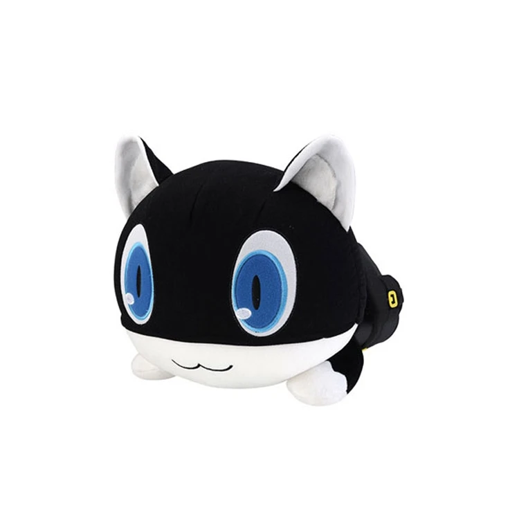 

Anime PERSONA5 the Animation P5 Morgana Plush Doll Stuffed Toy Pillow PERSONA 5 Ren Amamiya Mona size 50cm