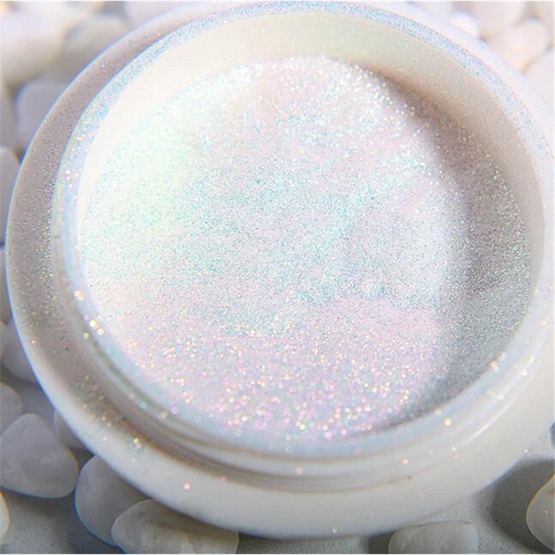 1 предмет для дизайна ногтей ракушка волшебного цвета порошок с градиентом