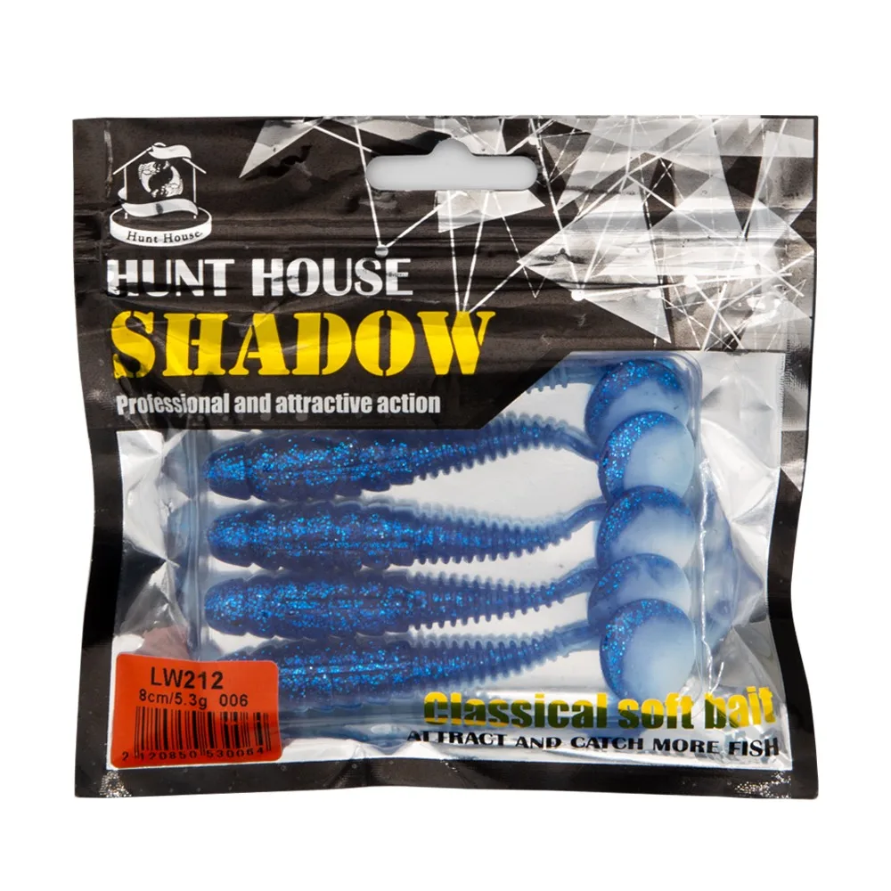 Мягкая приманка HUNTHOUSE Keitech для ловли окуня 5 шт./лот силиконовая рыбы zander воблеры