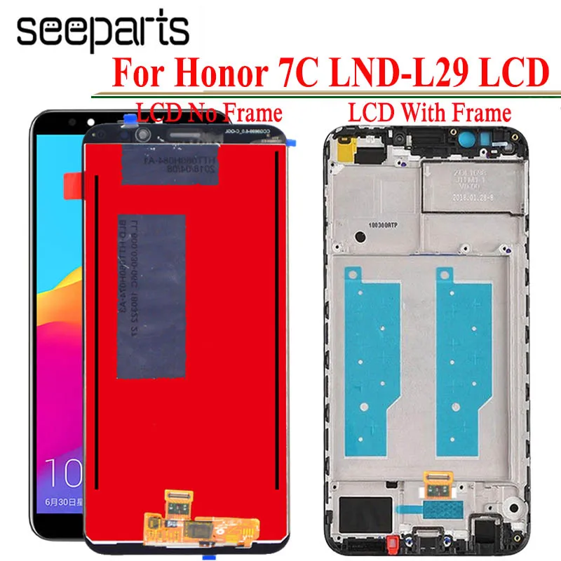 Оригинальный ЖК дисплей для Huawei Честь 7C Pro сенсорный экран LND L29 AL30 AL40 с