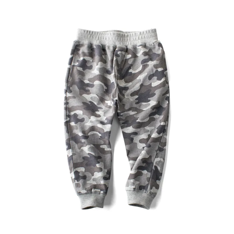 1 2 3 4 5 6 7 8 9 Years Boys Camouflage Pants Spring Autumn Children100% Cotton Sport Trousers Baby Kids Casual Sweatpants