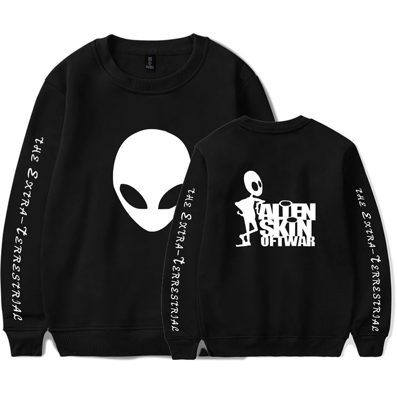 

ET Alien Funny Hoodie Pullover Fashion Cool Hip Hop Men Women Capless Sweatshirts Casual Long Sleeve Harajuku Homme Hoodies Tops