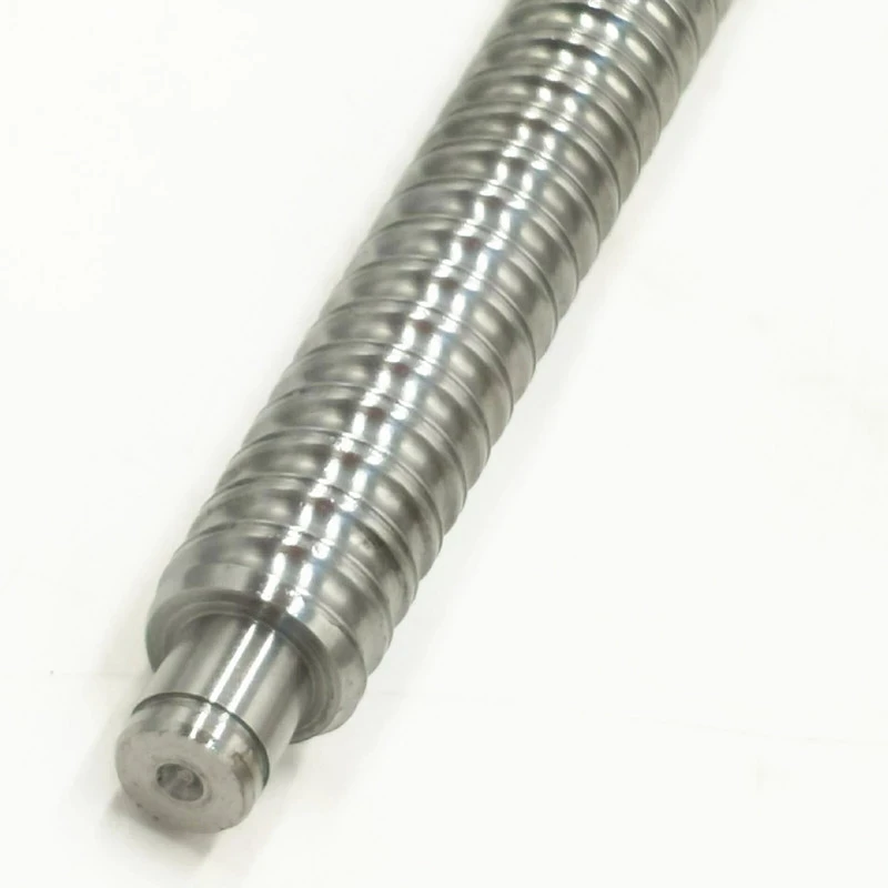 

L200/250/300/350/400mm Rolled Ball Screw C7 With 1204 1604 1610 2005 Flange Single Ball Nut BK/BF End Machined CNC