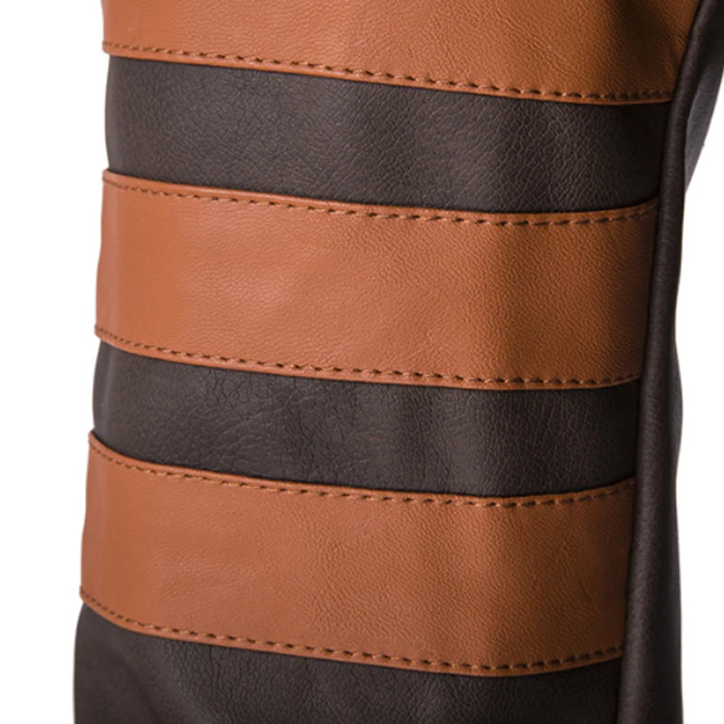 Мужская зимняя куртка из натуральной кожи с мехом размеры до 5XL | одежда